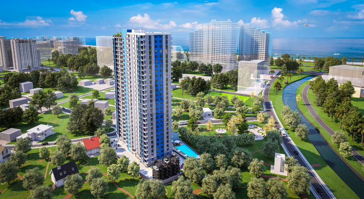 Квартира-студия, 31,9 м² (Грузия)