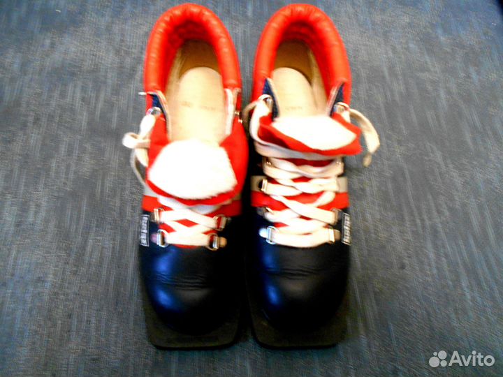 Лыжи беговые с ботинками и чехлом