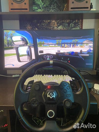 Игровой руль sven gc w900