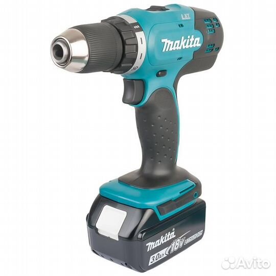 Аккумуляторная дрель-шуруповерт Makita DDF453RFE