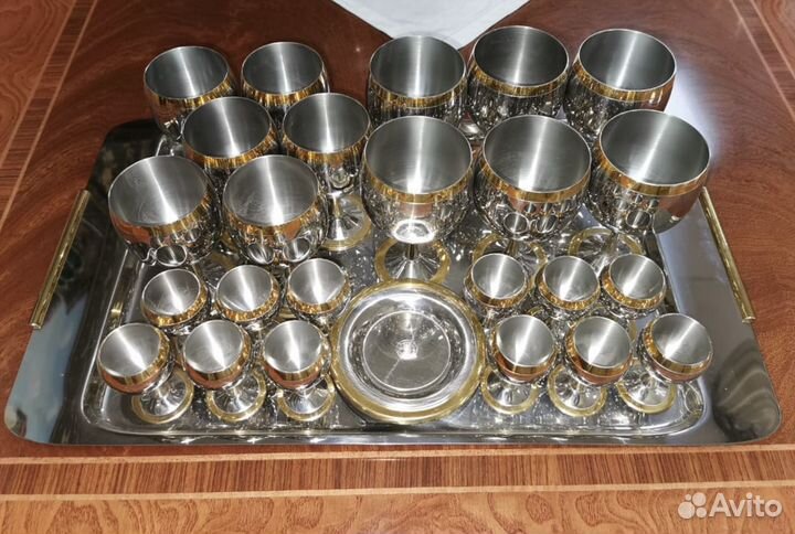 Zepter бокалы рюмки блюдца разнос