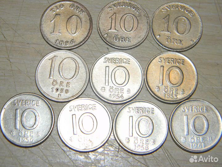 Швеция монеты