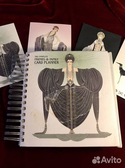 Блокнот -буклет с открытками Эртэ