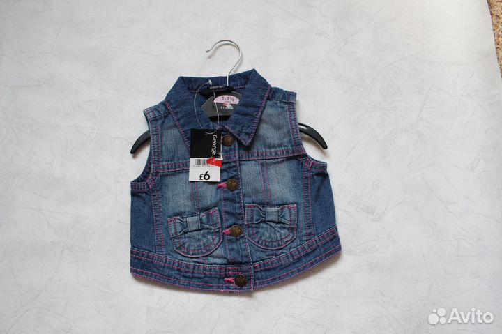 Жилетка джинсовая