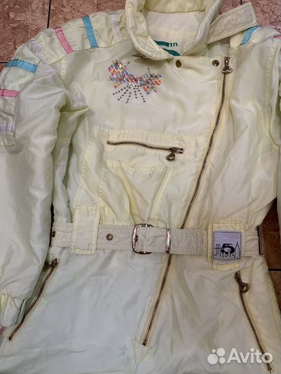 Винтажный горнолыжный комбинезон из 90х