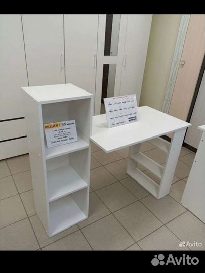 Компьютерный стол белый новый