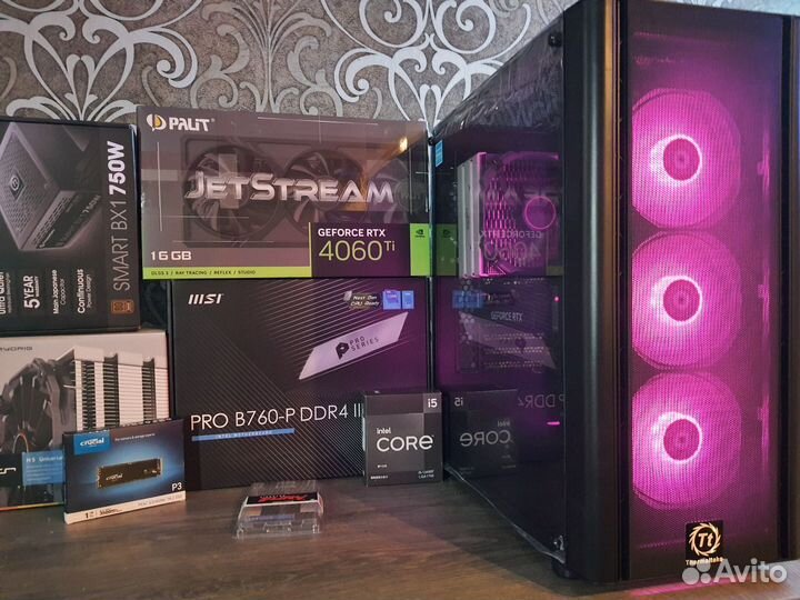 Новые Core i5 13490F/12600KF+RTX4060Ti+32GB+SSD1TB