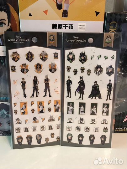 Наклейки оригинальные Twisted Wonderland