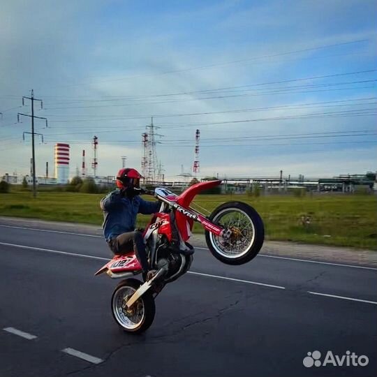 Honda crf450r supermoto