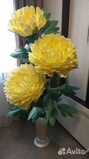 Пионы. Торшер. Ростовые цветы