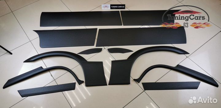 Пластиковые накладки дверей и арок Дэу Нексия