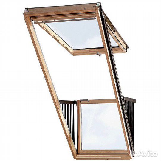 Facro Окно-балкон трансформер с поручнями FGH