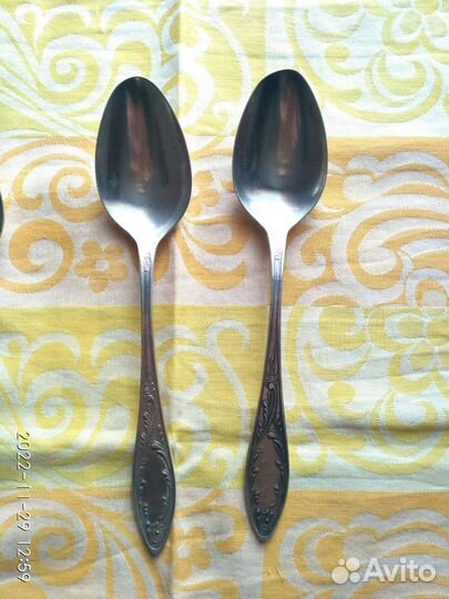 Столовые приборы мельхиор (нейзильбер, мнц)