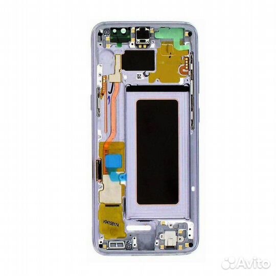 Дисплей Samsung G950F фиолетовый+рамка+стекло Orig