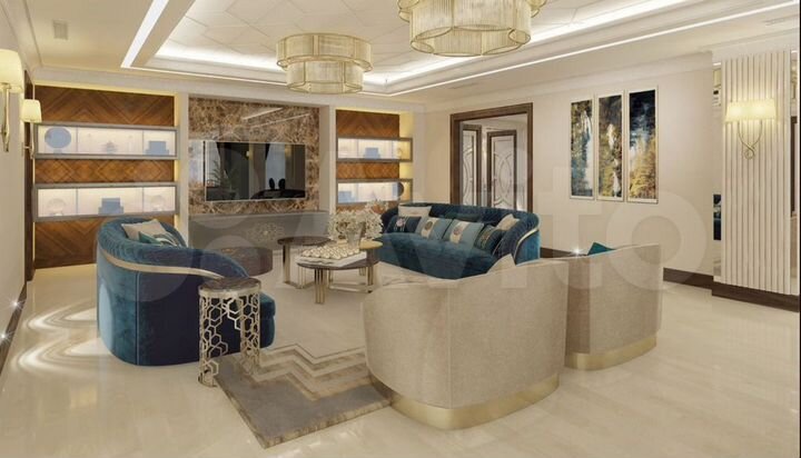 4-к. квартира, 257 м², 19/20 эт.