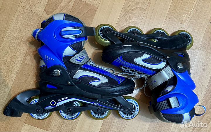 Роликовые коньки Action (размер 34-37)