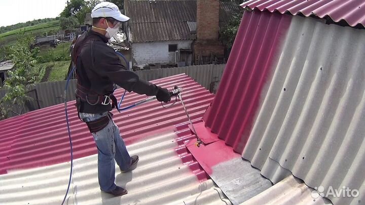 Очистка и покраска крыш
