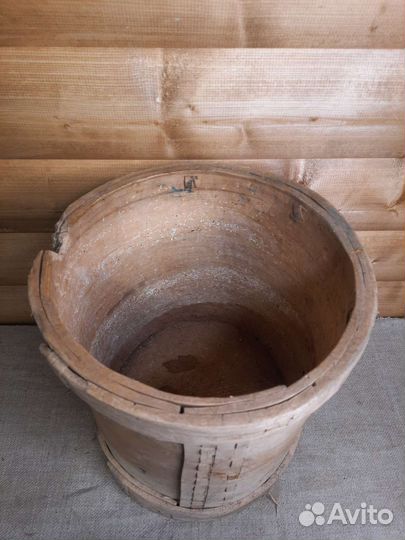 Боченок Лубяной Без Крышки 19в