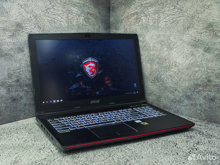 Игровой ноутбук MSI - Core i7 - GeForce GTX 1050Ti