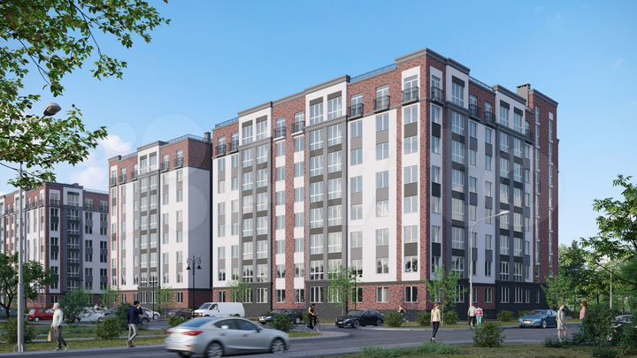 2-к. квартира, 63,8 м², 7/8 эт.