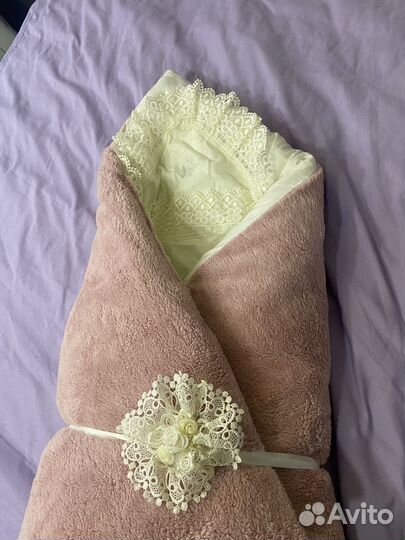 Конверты на выписку для девочки зимние