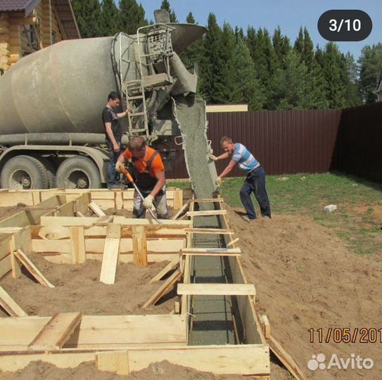 Фундамент ленточный