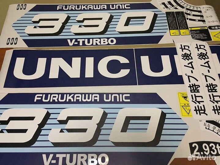 Комплект наклеек для манипулятора unic UR330