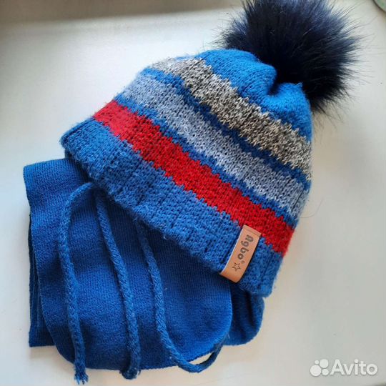 Шапка и шарф для мальчика