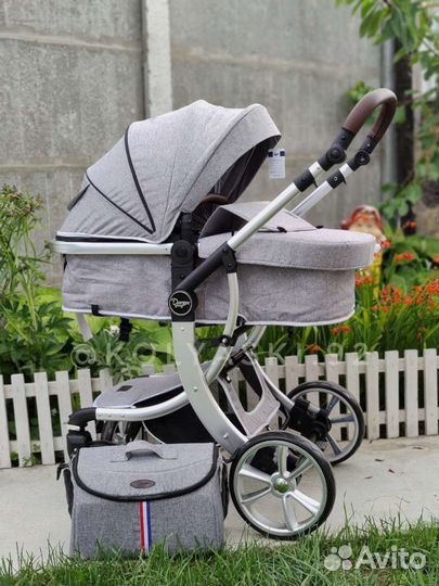 Коляска 2в1 Darex 608 Grey