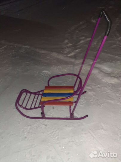 Детские зимние санки