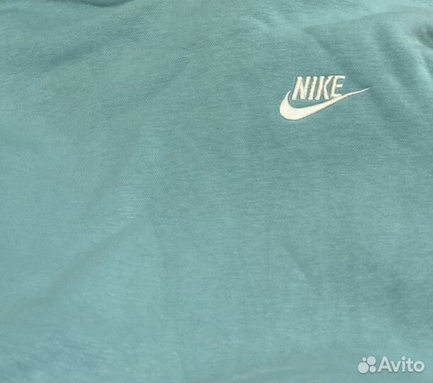 Толстовка nike голубая
