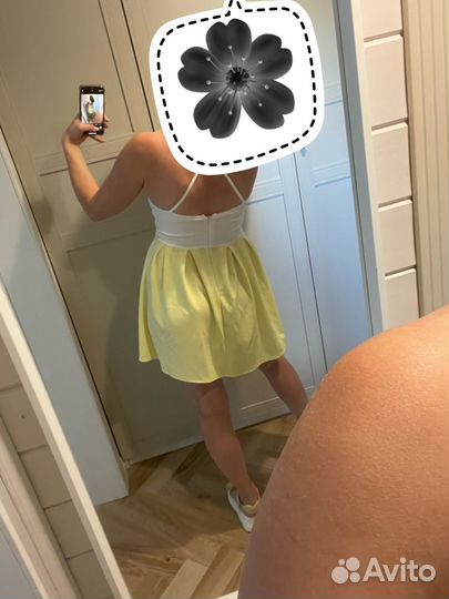 Летнее платье на бретельках