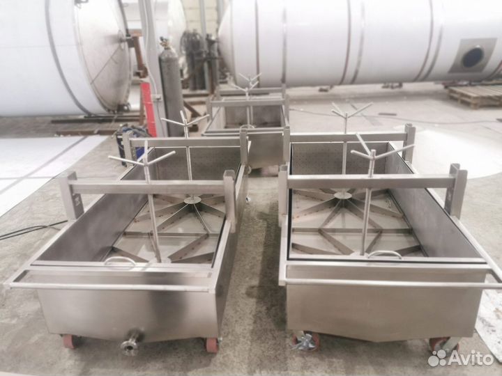 Пресс тележка для сыра и творога 250 л