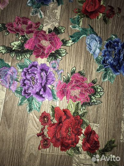 Аппликации Цветы Набор 37шт