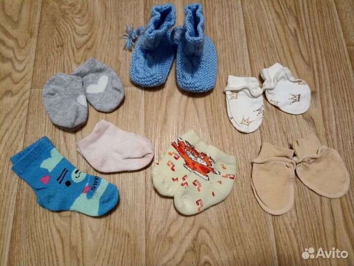 Носочки для новорожденного