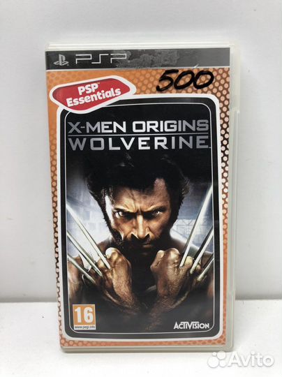 Диск X-men origins Wolverine на PSP