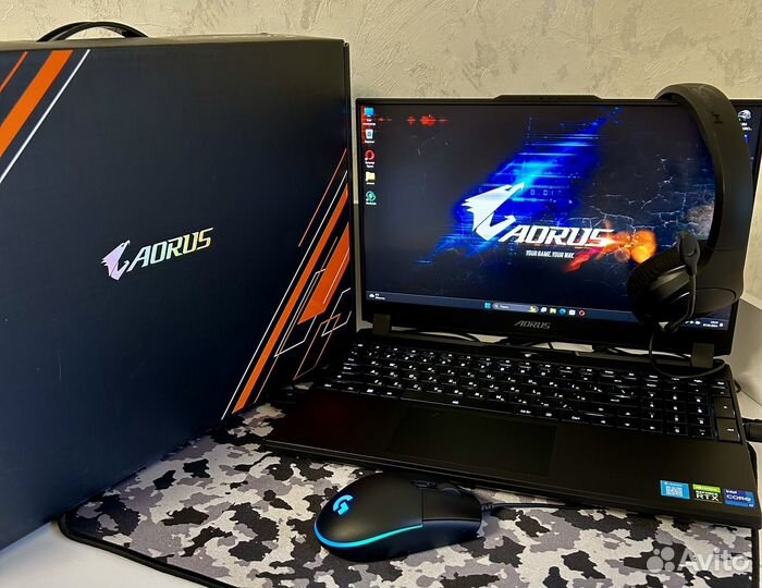 Топовый игровой ноутбук I7 RTX 3070Ti, 2К