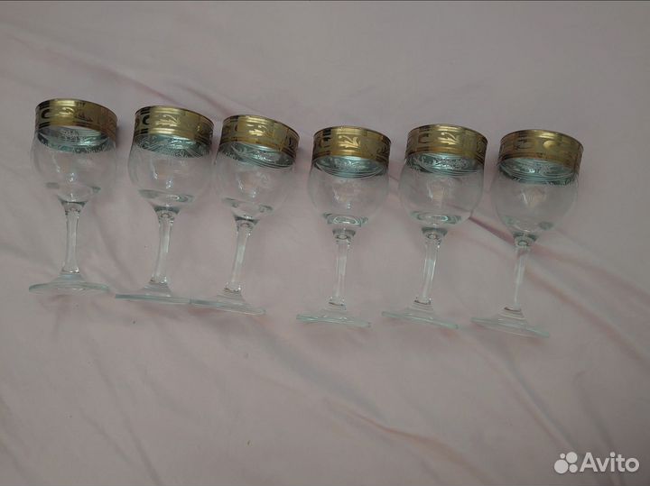 Фужеры стеклянные