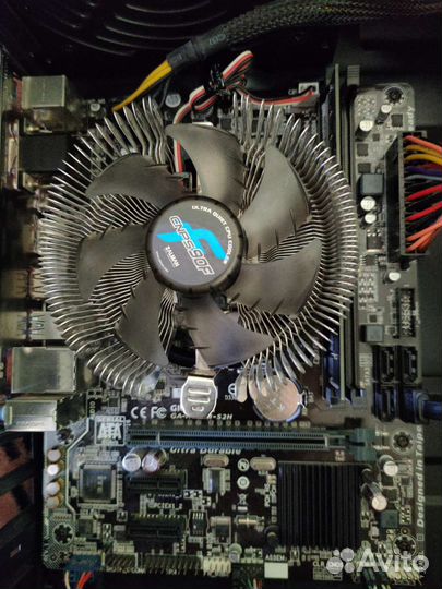 I3-7100+h110m+4gb+куллер