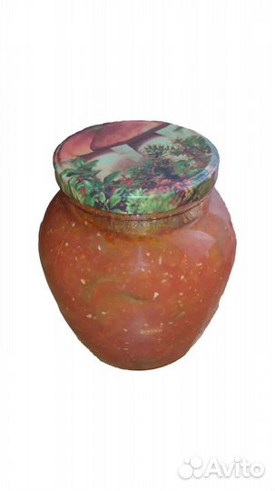 Баклажаны в аджике. Домашние