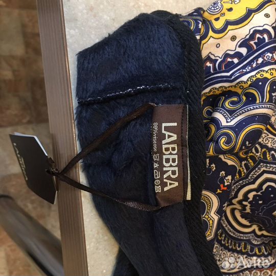 Снуд Labbra с белым мехом на флисе зима