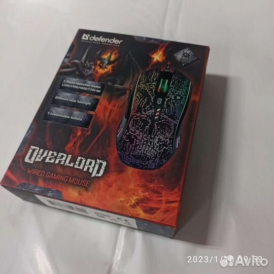 Новая игровая мышь Defender OverLord GM-890
