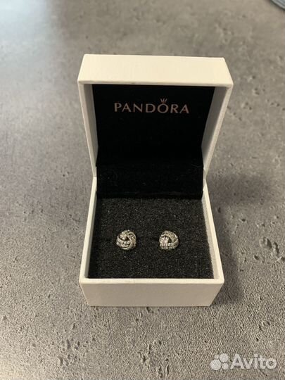 Кольцо и серьги pandora