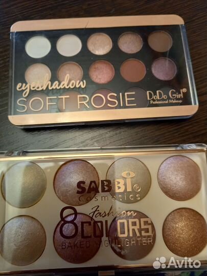 Две палетки теней