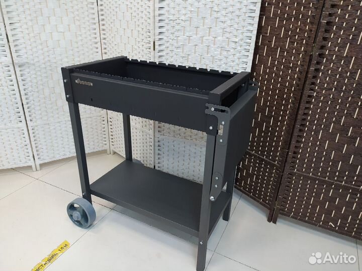 Мангал переносной с колесами
