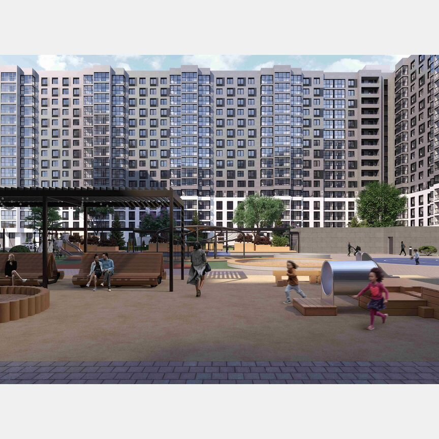 3-к. квартира, 95,5 м², 11/16 эт.