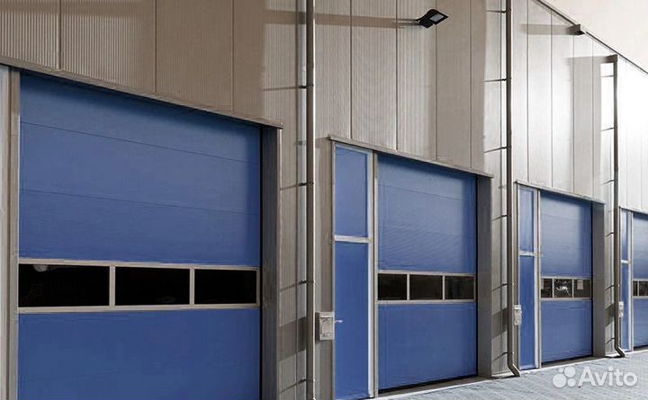 Секционные промышленные ворота