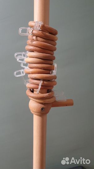 Гардина деревянная