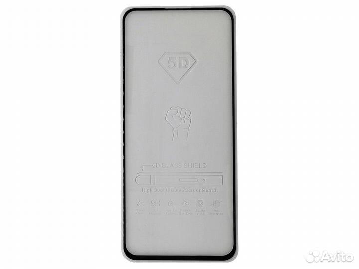 Защитное стекло для Samsung M62 Full Glue (Черный)