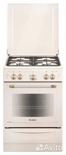 Плита газовая gefest 6100-01 0186 збежевый )